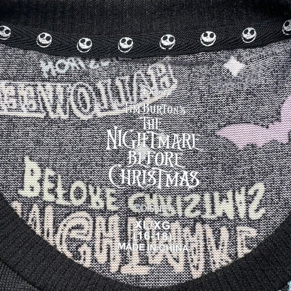 Nightmare Before Christmas Sleepwear - Size XL (16-18) - Top / Shirt - Picture 6 of 11